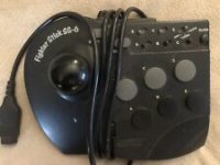 Asciiware Fighter Stick SG-6 Sega Genesis US box art